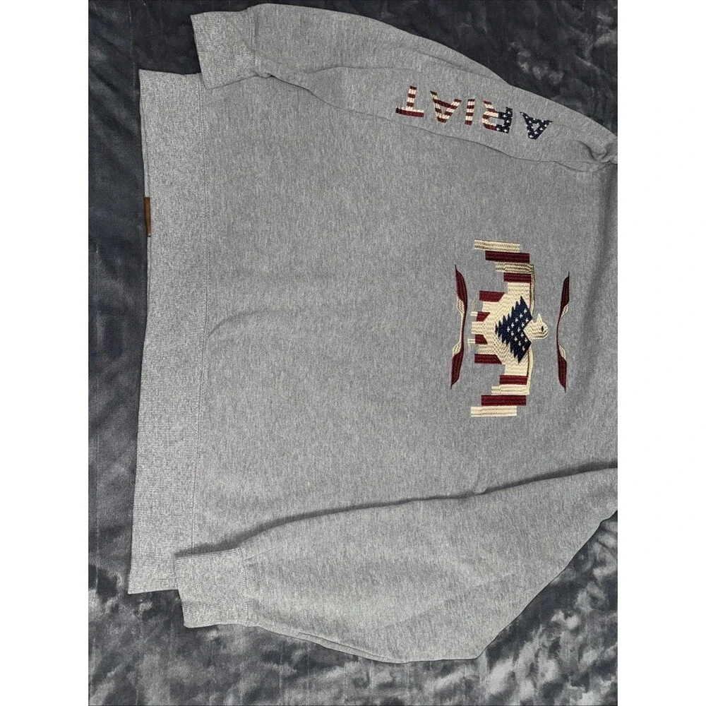 Ariat Ladies Heather Grey Thunderbird Chimayo Hoodie Size XXLarge Nice